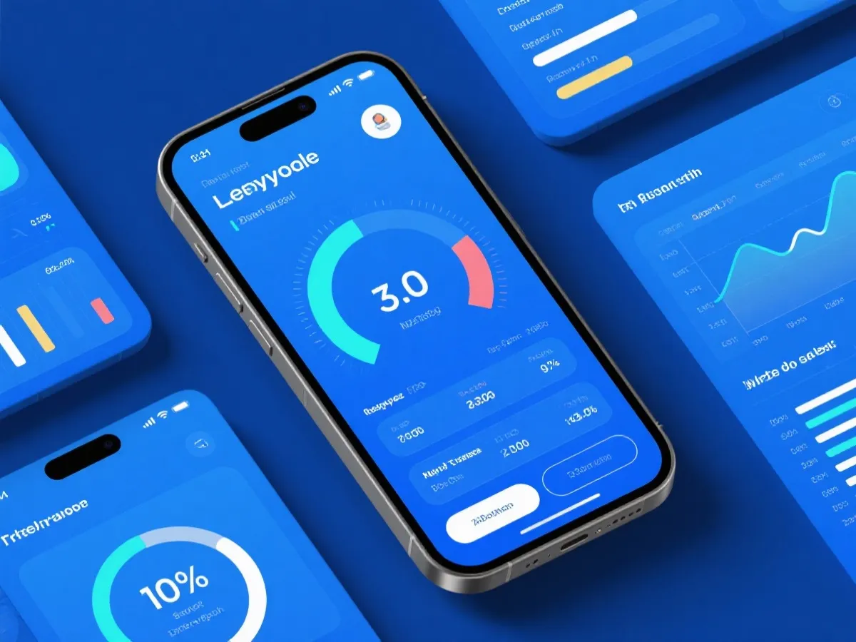 移动端实时开奖与数据界面示意图